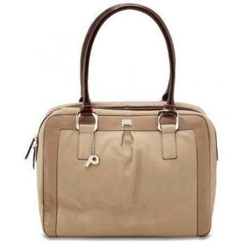 Picard Montreux Bolso de mano piel 36 cm leinen kombi