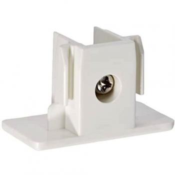 Tapa final blanca para riel de un circuito 2 piezas SLV 143131