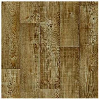 Pavimento de PVC Best - Parquet Imitación Alerce Marrón Claro - Rollo 3m x 5m