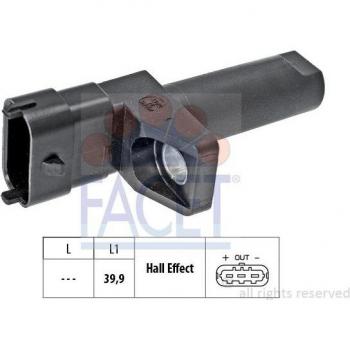 Sensor de posición del cigüeñal FACET 9.0654