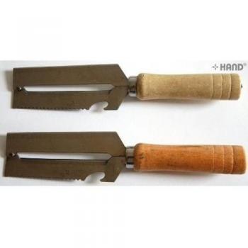 Mano® Original 4 en 1 mango de madera - Cuchillo de cocina pelador cortador de queso, abridor de botellas - Cuchillo multiusos, 2 unidades DEAL Oferta.