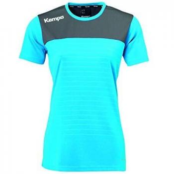 Kempa Emotion 2.0 Shirt Women Camiseta de Juego para Mujer, Mujer, Kempa Azul/Antracita, L