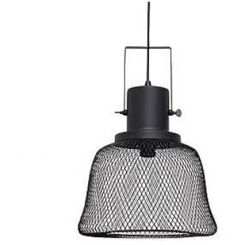 Lámpara Colgante Lumiere 1xE27 Aluminio Regulable Diámetro 32cm Color Negro