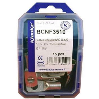 Terminales de Ojo de Cobre 16 mm² con Conexión NFC - Caja de 20 Unidades, Plata 8 mm