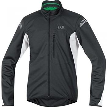 Gore Bike Wear Element Windstopper Soft Shell - Chaqueta para hombre, color negro / blanco, talla M