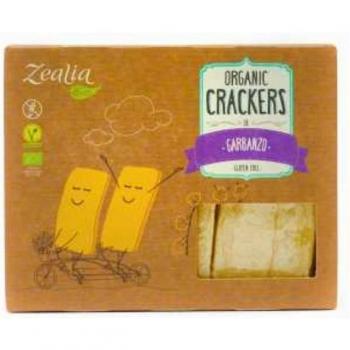 Zealia Crackers de Garbanzos Sin Gluten Bio 120g