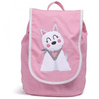 Mochila perrito blanco