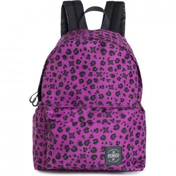 Mochila Munich Fun BTS Animal Print Fuchsia