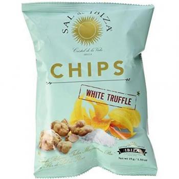 Patatas chips con trufa blanca