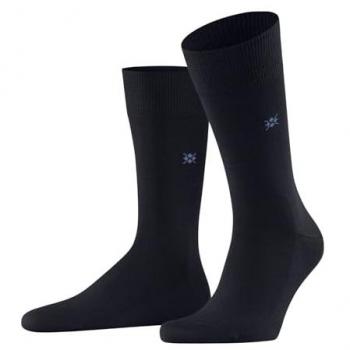 Calcetines de Lana Burlington Leeds para Hombre - Cortos, con Logo, Talla 40/46, Color Marino