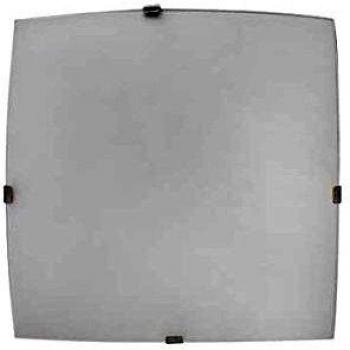 Mi Lampara - Plafon Cuadrado Serie Pluton 3xe27 Blanco 40x40