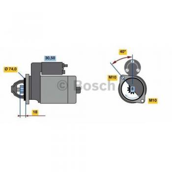 Motor de Arranque Bosch 986023920 - Tipo: Motor de Arranque, Marca: Bosch, Número de pieza: 0 986 023 920