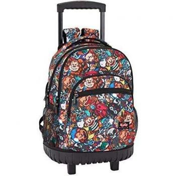 Blackfit8 Monkey Oficial Mochila Escolar Grande Con Ruedas 320x140x460mm