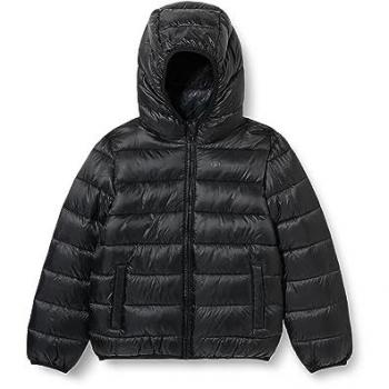 Chaqueta Acolchada con Capucha Champion Legacy para Niños, Negro, 7-8 años Unisex