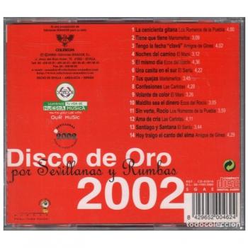 DISCO DE ORO POR SEVILLANAS Y RUMBAS 2002 VARIOS Cd