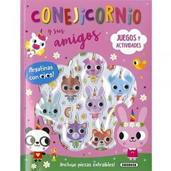 Conejicornio - Pegatinas con ojos (Juegos y actividades