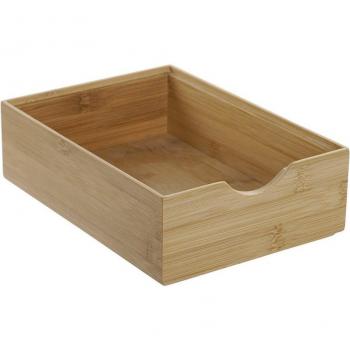 Organizador DKD Home Decor 8424001733545 Natural Bambú 23 x 15,2 x 6,4 cm