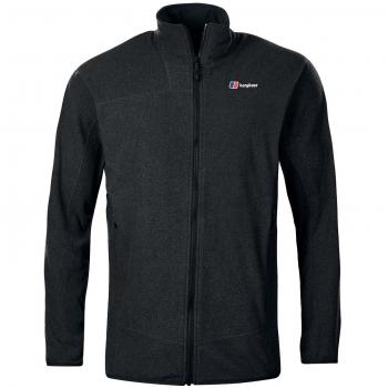 Berghaus Hombres Espectro Micro 2.0 DE la Cremallera Completa Chaqueta de Forro Polar, Hombre, Color Jet Black Marl, Tamaño Medium