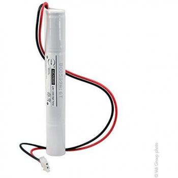 Batería de iluminación de emergencia 4xSC ST4 Molex 4.8V 1.6Ah