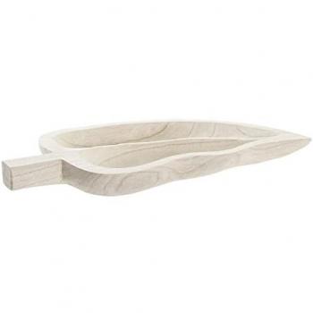 Centro de Mesa DKD Home Decor Marrón Natural Hoja de planta Boho 30 x 40 cm, dimensiones 48,5 x 21 x 5 cm