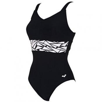 Arena – Bañador de 1 pieza Flamengo negro, ropa mujer negro