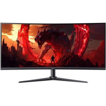 Monitor Gaming Curvo Acer Nitro XZ340CURX0 34 UWQHD 3440x1440 200Hz 1ms FreeSync Premium Ajuste de Altura