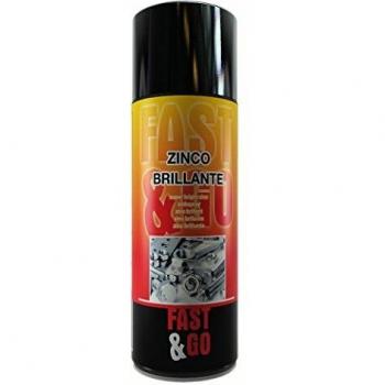 Spray Protector de Zinc Brillante 400 ml - Paquete de 12 Unidades