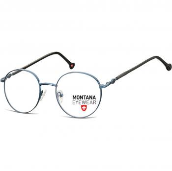 Montana Eyewear MM587 MM587D Armazones para Hombre Azules con lentes recetados de 50