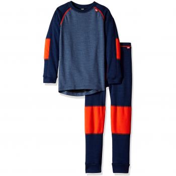 Helly Hansen K HH LIFA Merino - Juego de Capa Base para niños, Infantil, Color Evening Blue, tamaño Talla 4