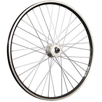 Rueda delantera de bicicleta de 28 pulgadas ZAC2000 con buje dinamo DH-C3000, tamaño 622-19, color negro