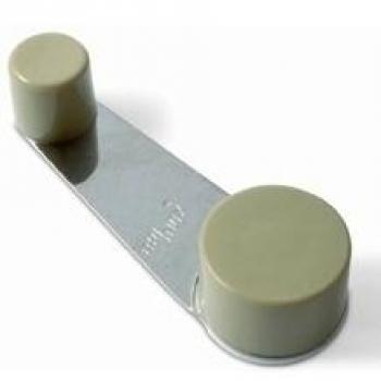 Brinox B78270Q - Tope retenedor giratorio, 3,2 x 10,2 x 2,2 cm, color beige