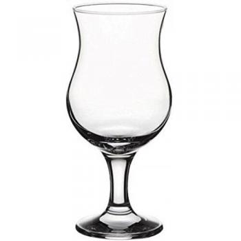 Vasos de Cóctel Utopía Huracán 370ml (Paquete de 24) y Vasos de Cóctel Piña Colada 375ml (Caja de 12) - Cristal Poco Grande, con Tallo