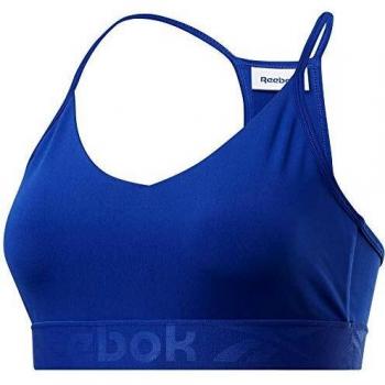 Reebok Wor Comm Strappy Back Bra Sujetador Deportivo, Mujer, Cobalt, S