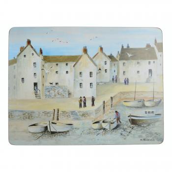 Creative Tops Conjunto de 6 Manteles Individuales de Corcho Cornish Harbour Premium