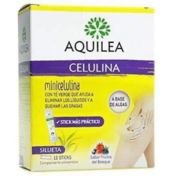 Aquilea Mini Celulite Bebible en Sticks de 10ml, Paquete de 15 Unidades
