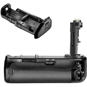 Neewer Pro Empuñadura de Batería de Cámara Reemplazo para Canon BG-E21 para 6D Mark II DSLR Cámara, Funciona con 1 o 2 LP-E6 Batería de Ion de Litio Recargable