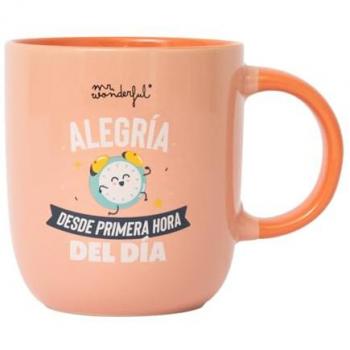 Taza Mr. Wonderful Alegría Multicolor 10x9x9 Cms