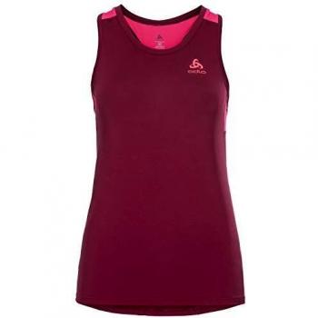 Odlo BL Top Crew Neck Singlet Ceramicool, Mujer, Rojo, Rosado, Large