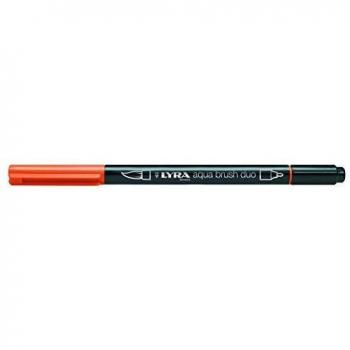 Lyra 6520013 - Rotulador acuarelable, doble punta, color naranja claro