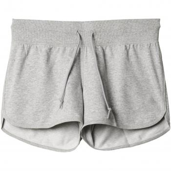 Adidas ESS Pantalón Corto, Mujer, Gris-