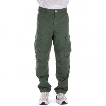Carhartt WIP Men's Straight Duck Green Twill Trousers, Size W28