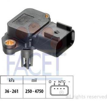Sensor de presión de aire FACET 10.3076, adaptación a la altura, sensor de presión del colector de admisión