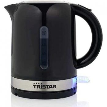 Tristar WK-1342 - Hervidor de agua inalámbrico con luz de control, color negro