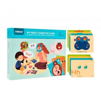 Juego didactico Mideer mi primera tarjeta cognitiva en ingles