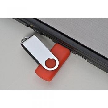 aricona N°282 Ari-1 Dispositivo USB como llavero con Capacidad de almacenaje, USB 2.0/1.1, divertido dispositivo USB Plug&Play con más durabilidad, Größe:8 GB;Farbe:rojo