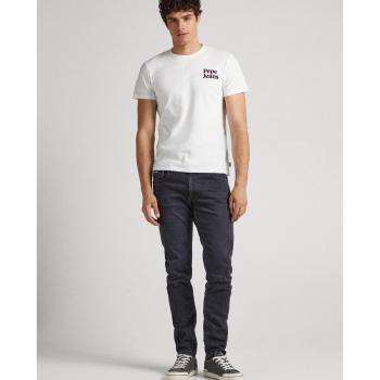 Pantalón de hombre Pepe Jeans Stanley en color negro - Modelo clásico cinco bolsillos