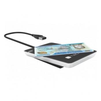 Lector de Tarjetas Contactless RFID y NFC para Carta de Identidad Electrónica y Tarjeta Sanitaria USB