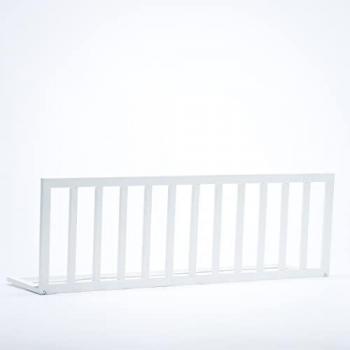 Barrera de Seguridad Plastimyr The Good Wood - Barandilla Cama Madera para Niños - 120 x 2 x 40 cm, Blanco, 5920302