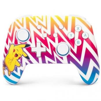 Controlador Inalámbrico Mejorado PowerA Pikachu Vibrante para Nintendo Switch, Switch OLED y Switch Lite