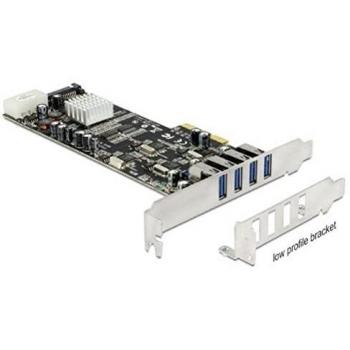 DeLOCK 89365 Tarjeta y Adaptador Interno USB 3.0, Controlador USB, compatible con conexiones USB 3.0, diseño compacto para instalación en PC, soporte para múltiples dispositivos USB, fácil instalación mediante ranura PCI